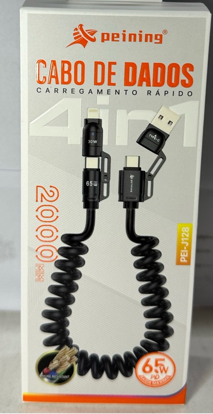 CABO USB 4EM1 2 METROS PEINING PEI-J128