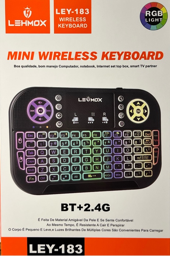 TECLADO SMART C/LED LEHMOX LEY-183