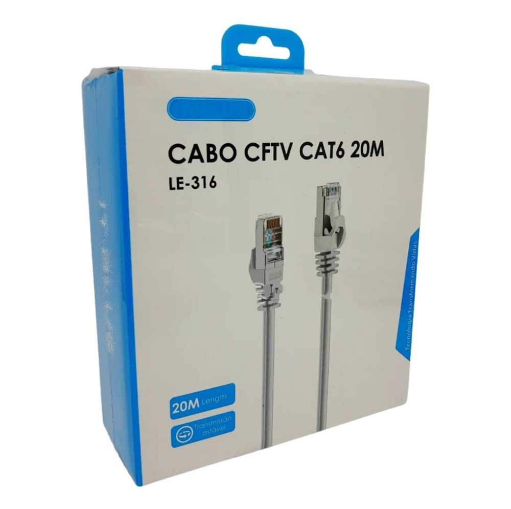 CABO DE REDE 20MTS CAT6 IT-BLUE LE-316