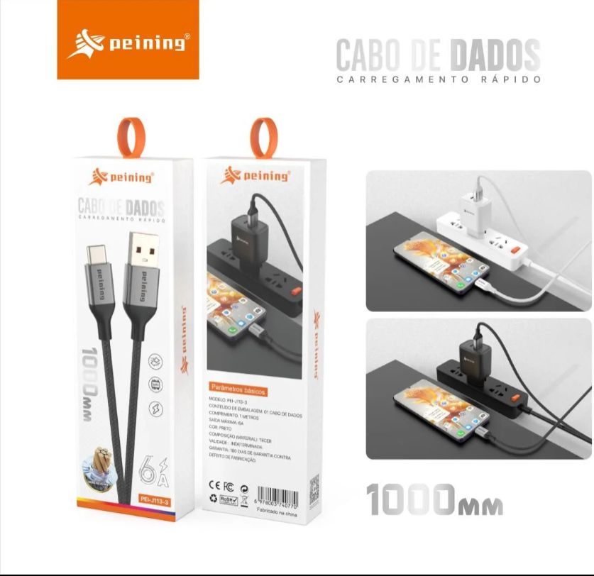 CABO USB TIPO-C PEINING PEI-J113-3
