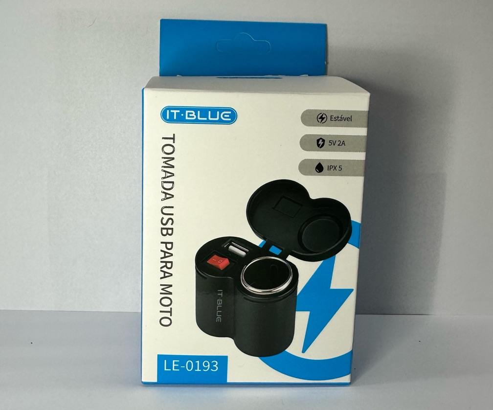 CARREGADOR MOTO IT-BLUE LE-0193