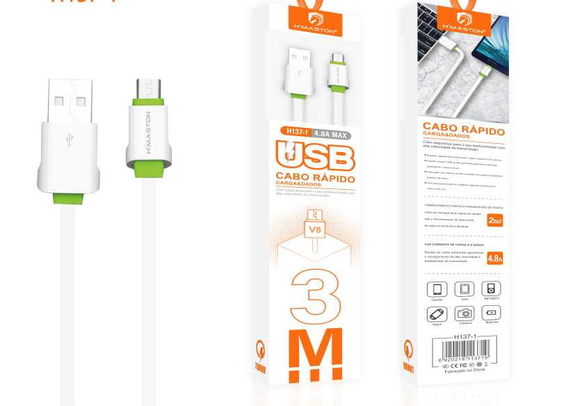 CABO USB HMASTON iOS H137-2 3M