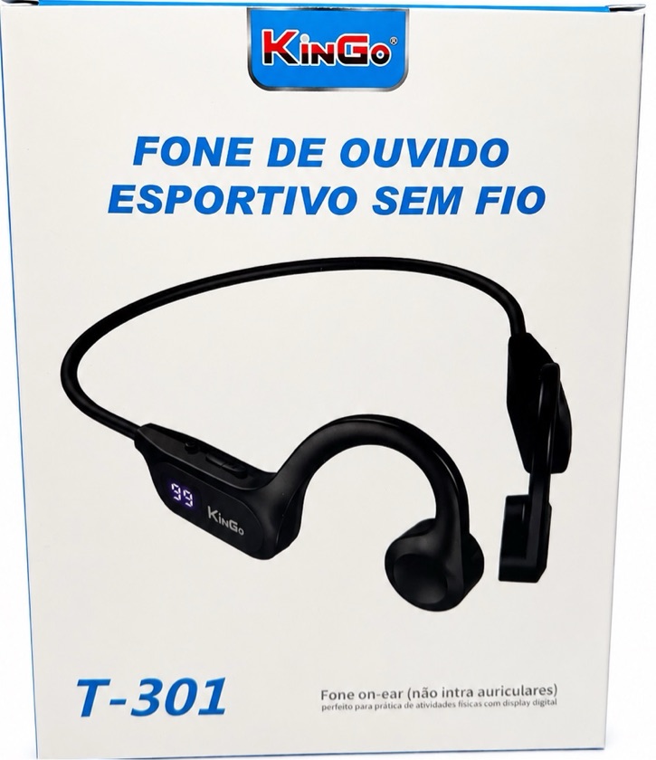 FONE KINGO BLUETOOTH T-301 — imagem 1