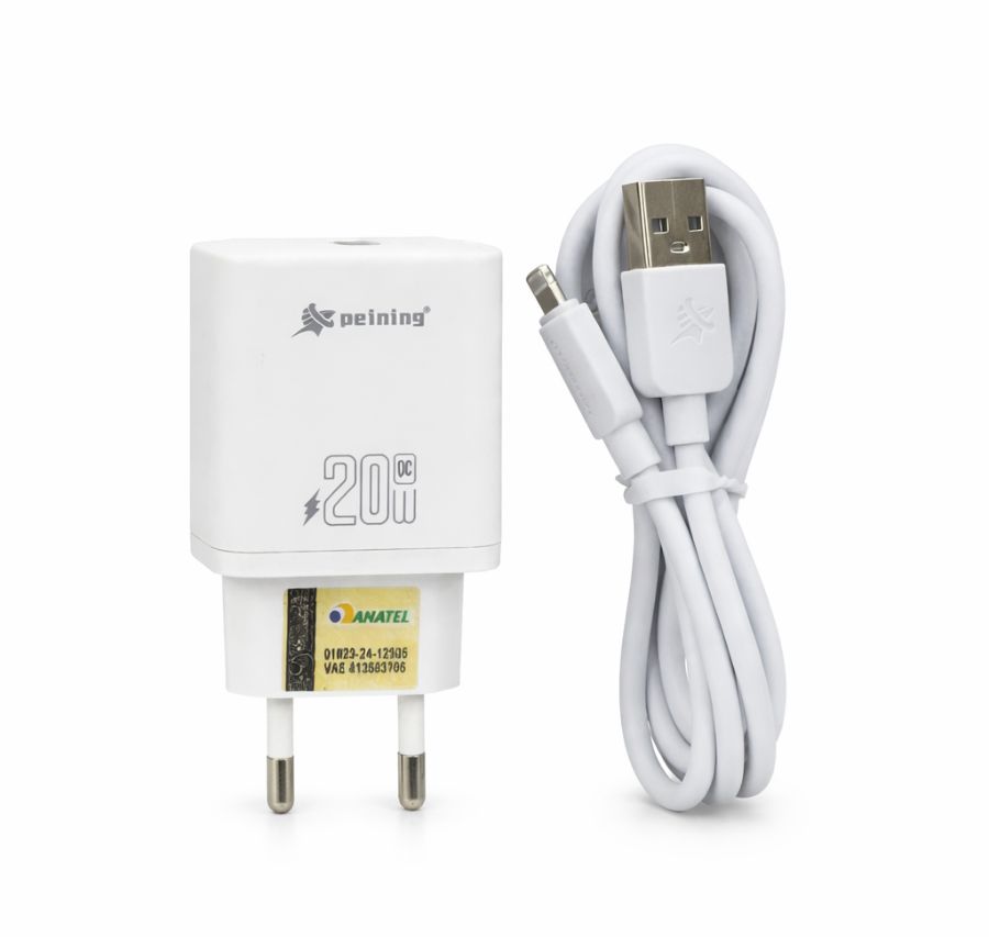 CARREGADOR USB IPHONE 20W PEINING PEI-QC16-2