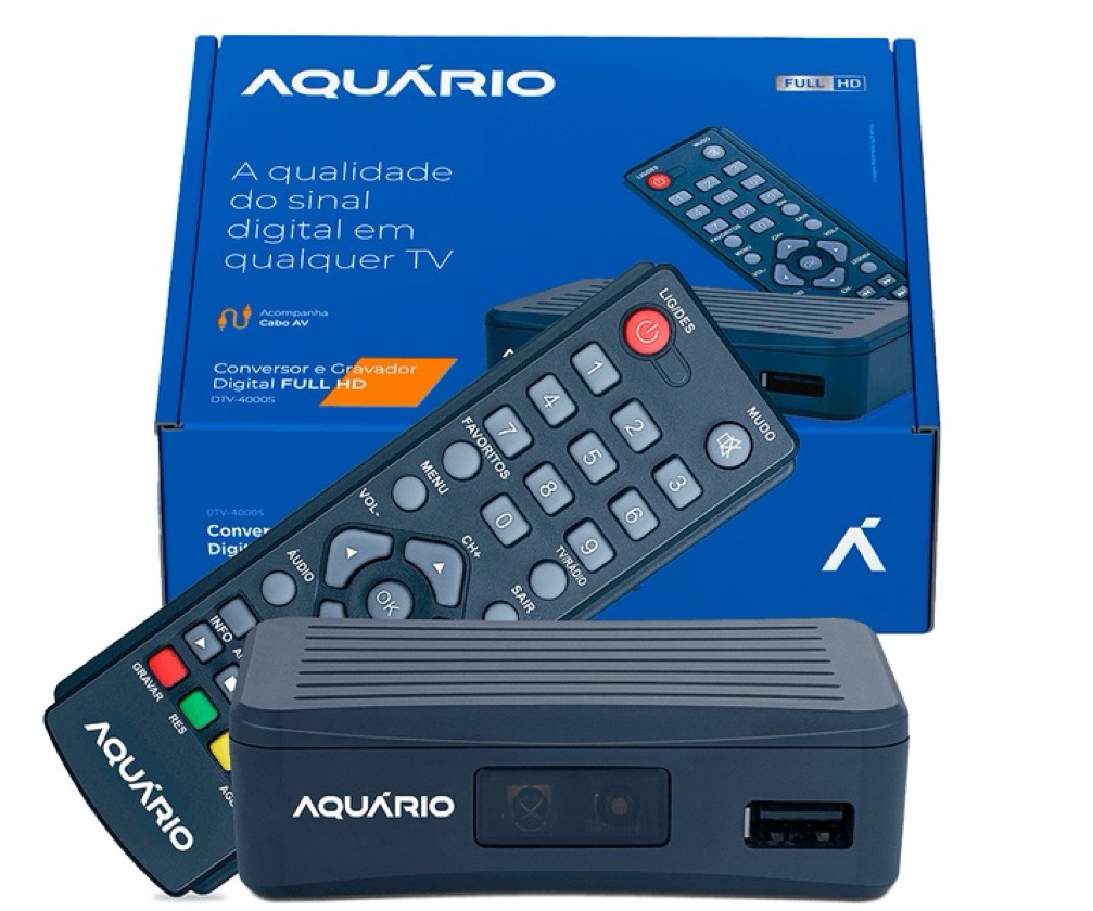CONVERSOR DIGITAL AQUÁRIO DTV-4000S