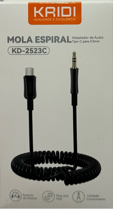 CABO KAIDI P2 TIPO-C MOLA KD-2523C
