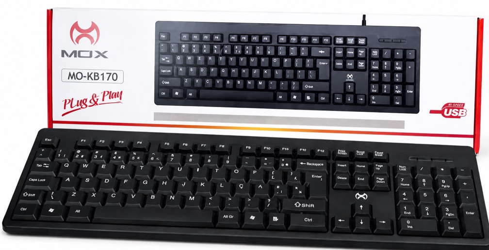 TECLADO USB MOX KB170