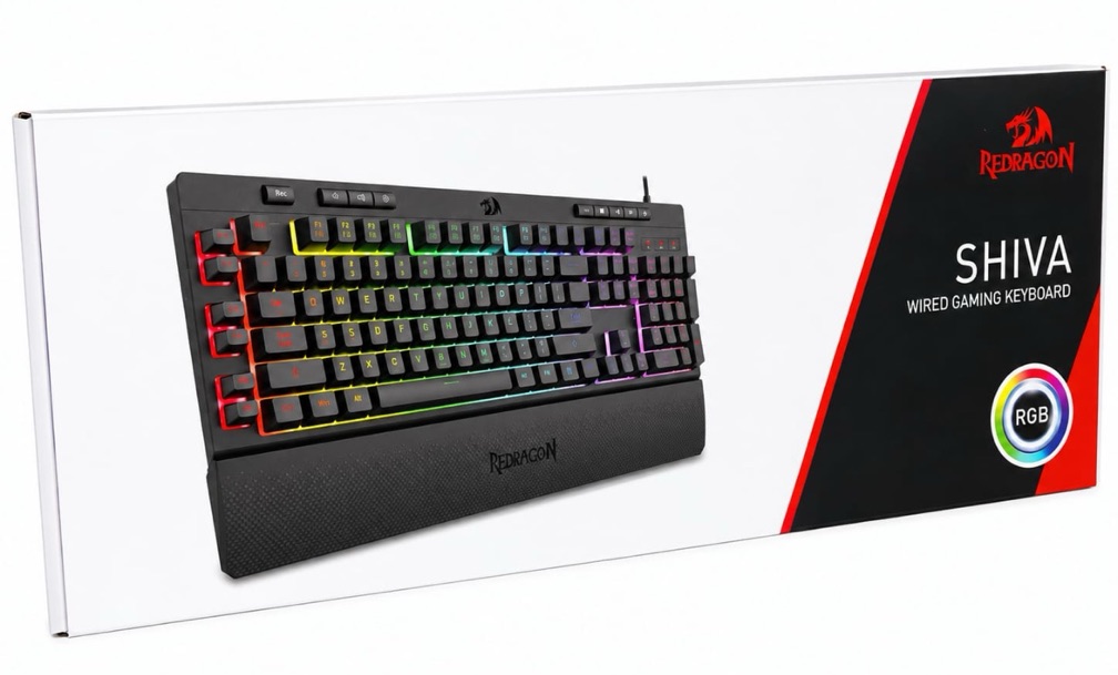 TECLADO REDRAGON SHIVA GAMER K512RGB-1