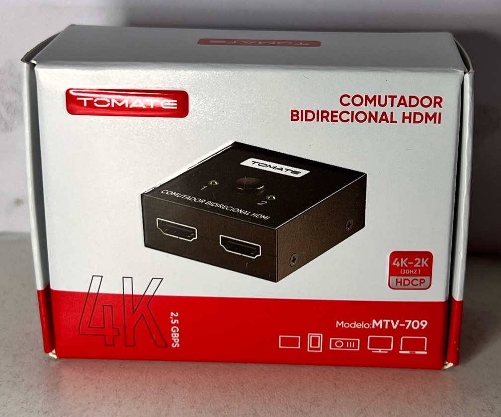 ADAPTADOR HDMI BIDIRECIONAL TOMATE MTV-709
