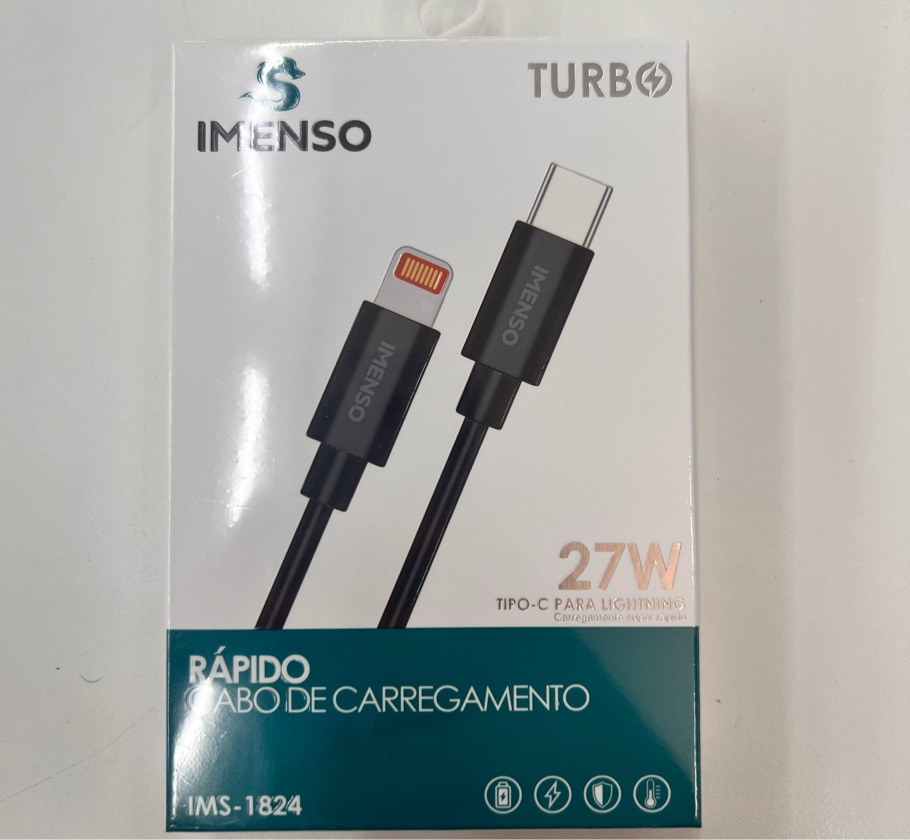 CABO IMENSO TYPE-C/ IPHONE 27W IMS-1824