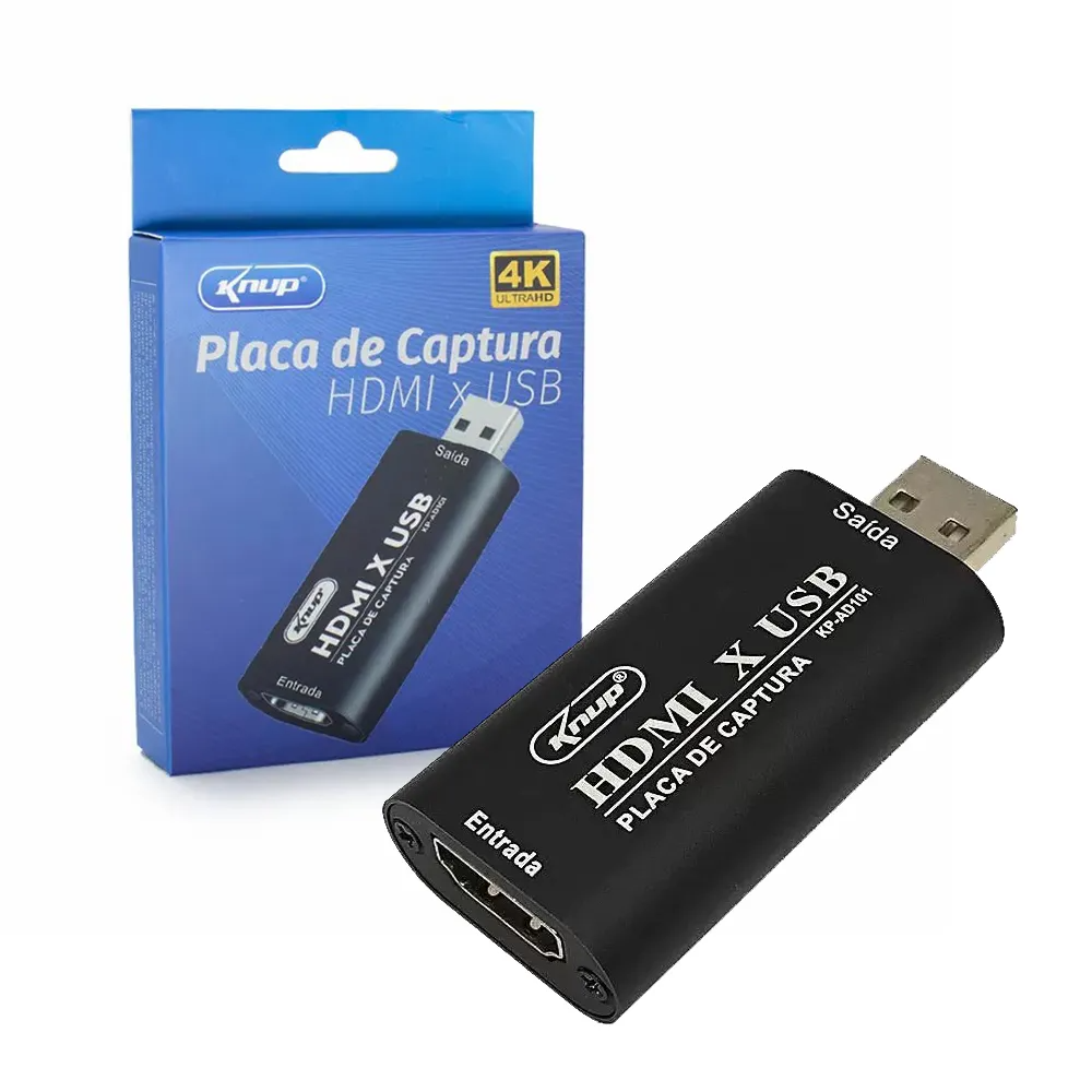 PLACA DE CAPTURA KNUP USB HDMI KP-AD101