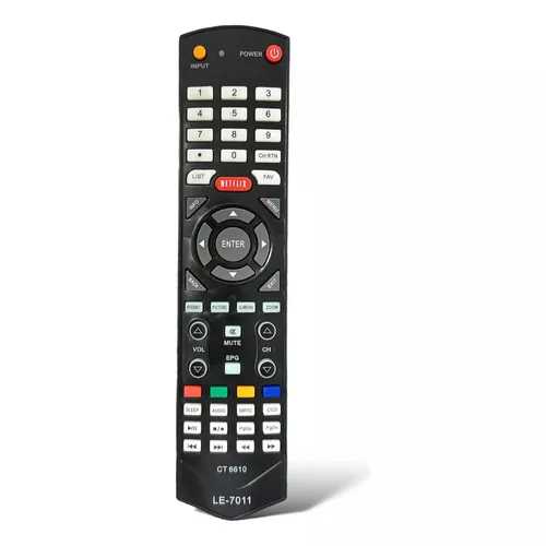 CONTROLE TV SEMP TOSHIBA NETFLIX,YOUTUBE LE-7011
