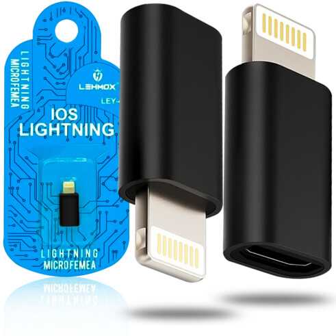 ADAPTADOR MICRO P/IPHONE LEHMOX LEY-48