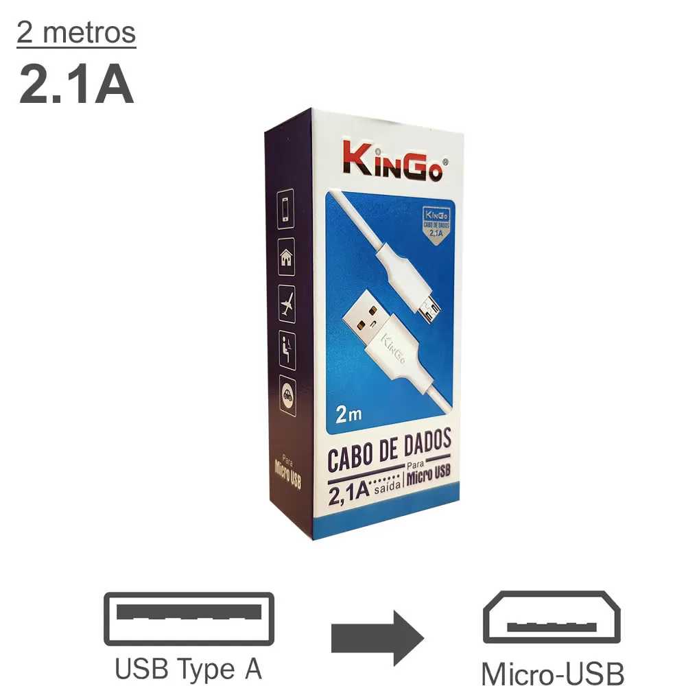 CABO USB KINGO V8 2M