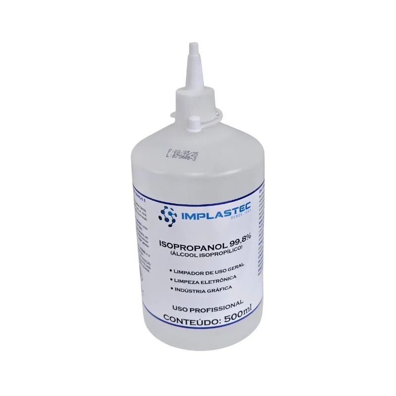ÁLCOOL ISOPROPÍLICO IMPLASTEC 99.8% 500ML