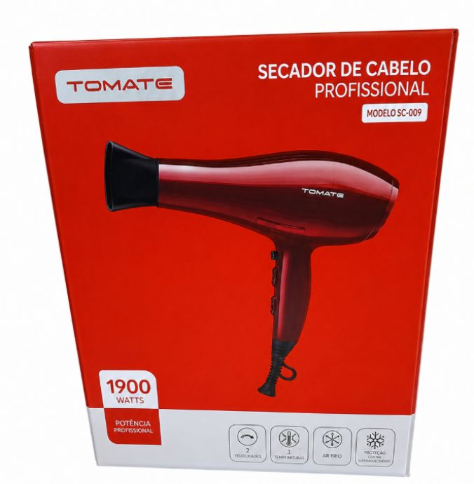 SECADOR DE CABELO TOMATE MSE-2600A
