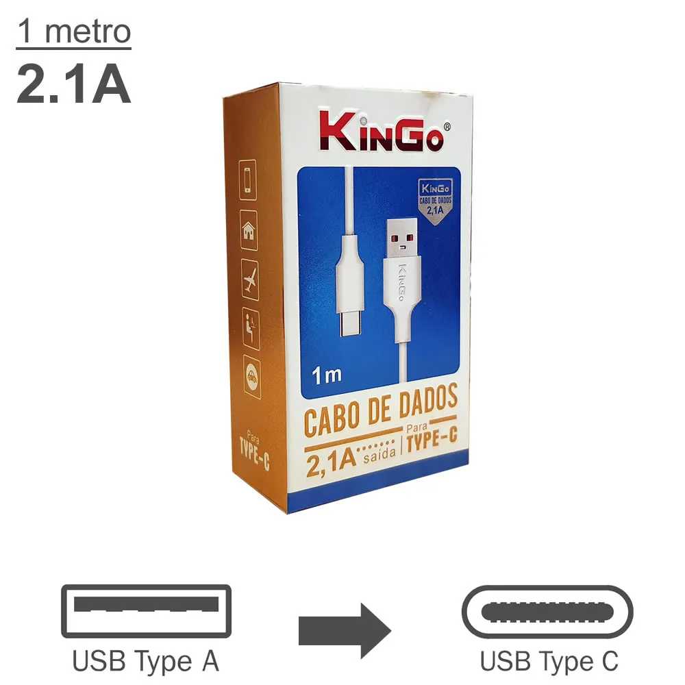 CABO USB KINGO TIPO-C 1M