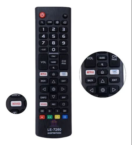 CONTROLE TV LG NETFLIX,AMAZON LE-7260