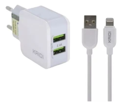 CARREGADOR KAIDI 2.4 IPHONE KD-605A
