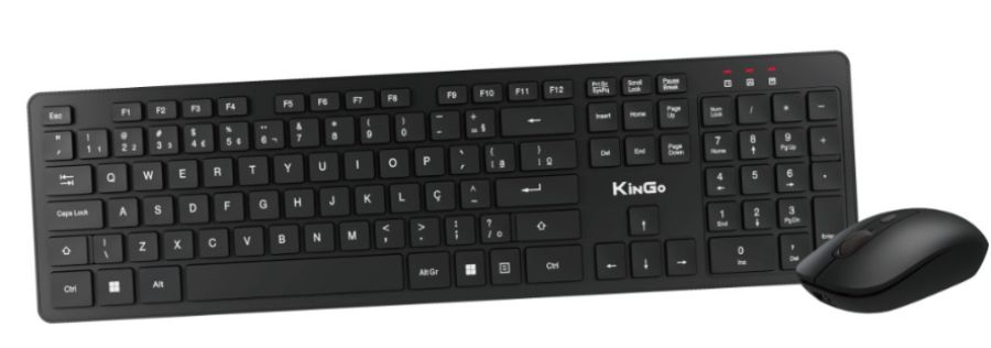 TECLADO S/FIO KINGO T-200