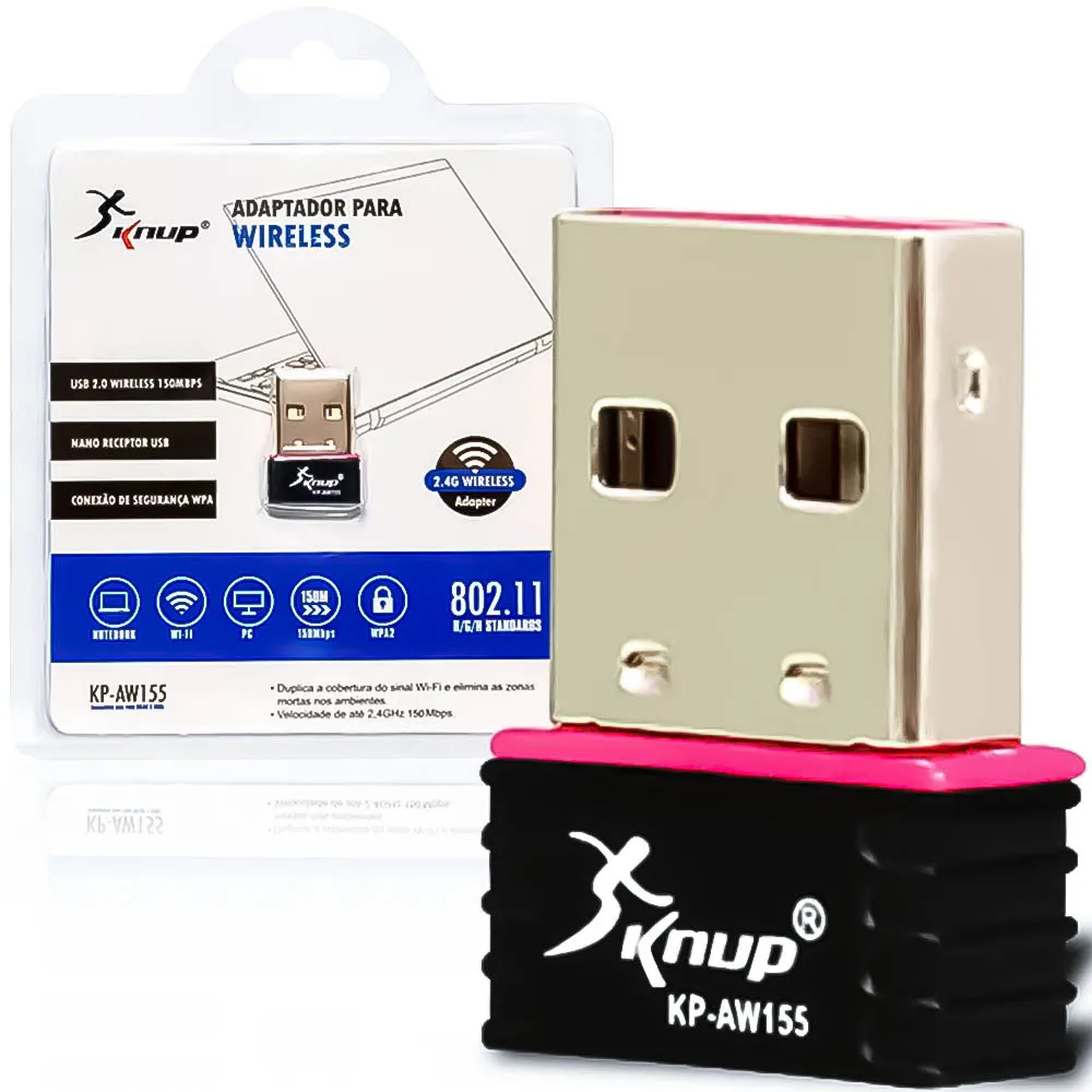 ANTENA WIRELESS SEM ANTENA KNUP KP-AW155