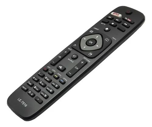 CONTROLE TV PHILIPS NETFLIX LE-7516