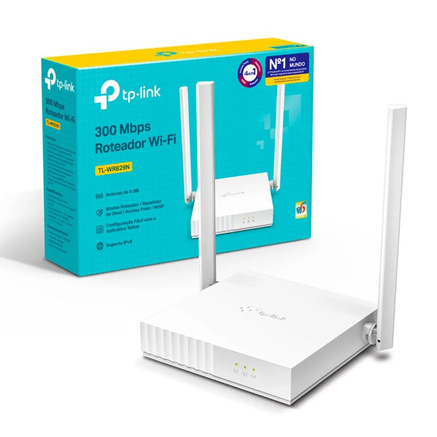 ROTEADOR TP-LINK 2 ANTENAS TL-WR829N
