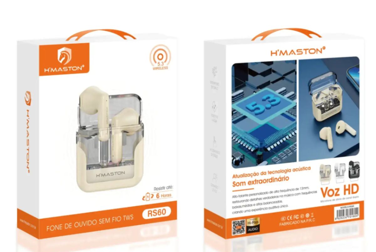 FONE BLUETOOTH HMASTON RS60