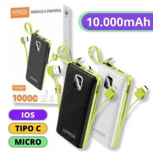 POWER BANK KAIDI 10000MAH KNC8881