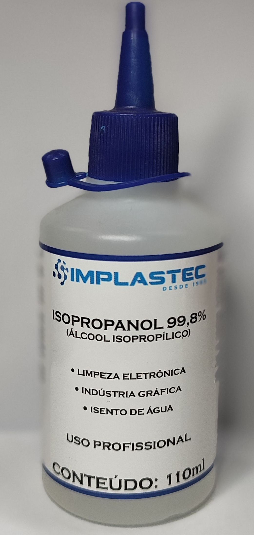 ÁLCOOL ISOPROPÍLICO IMPLASTEC 99,8% 110ML