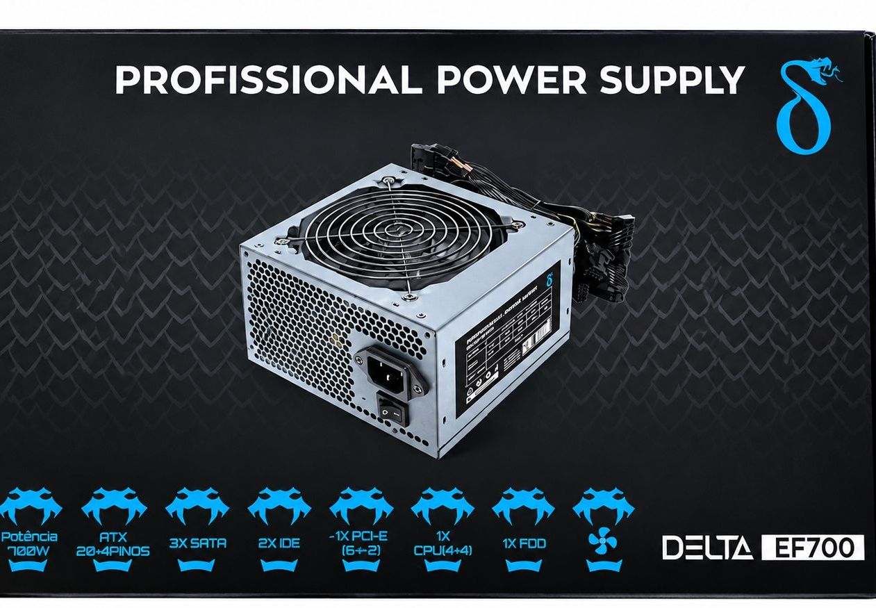 FONTE PC GAMER DELTA 700W EF700