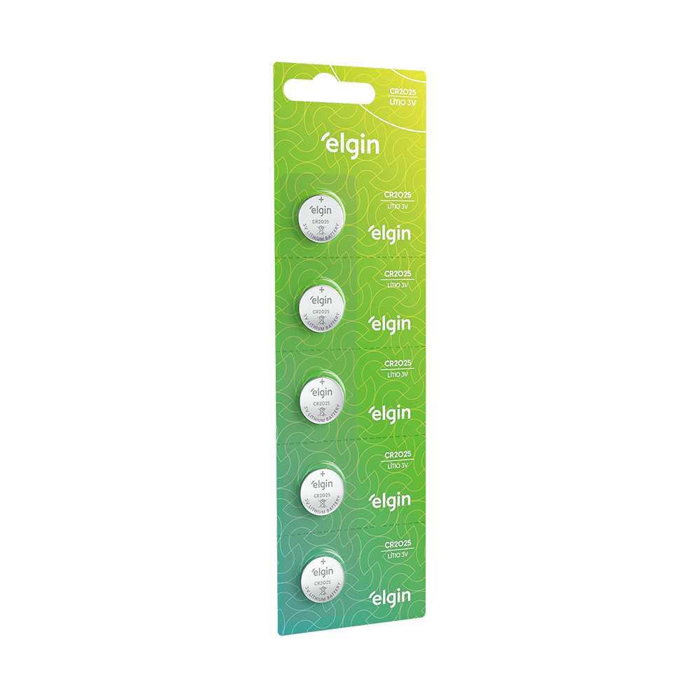 BATERIA ELGIN CR2025 CARTELA