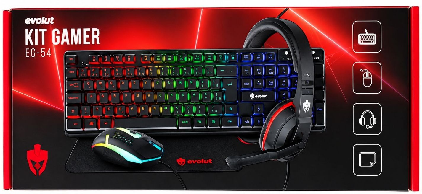 TECLADO EVOLUT KIT EG-54