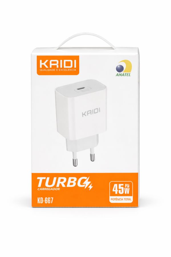FONTE PD USB 45W KAIDI KD-667