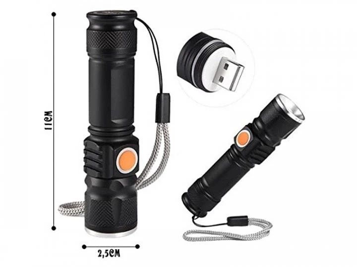 LANTERNA USB SHINYMAX BL-616-T6