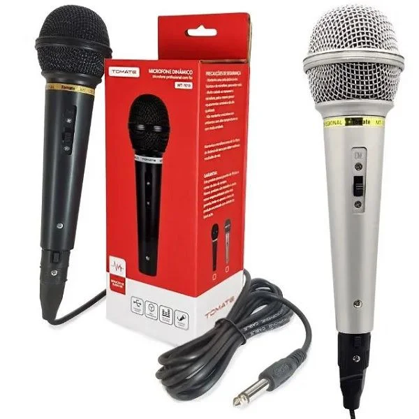 MICROFONE COM FIO TOMATE MT-1018