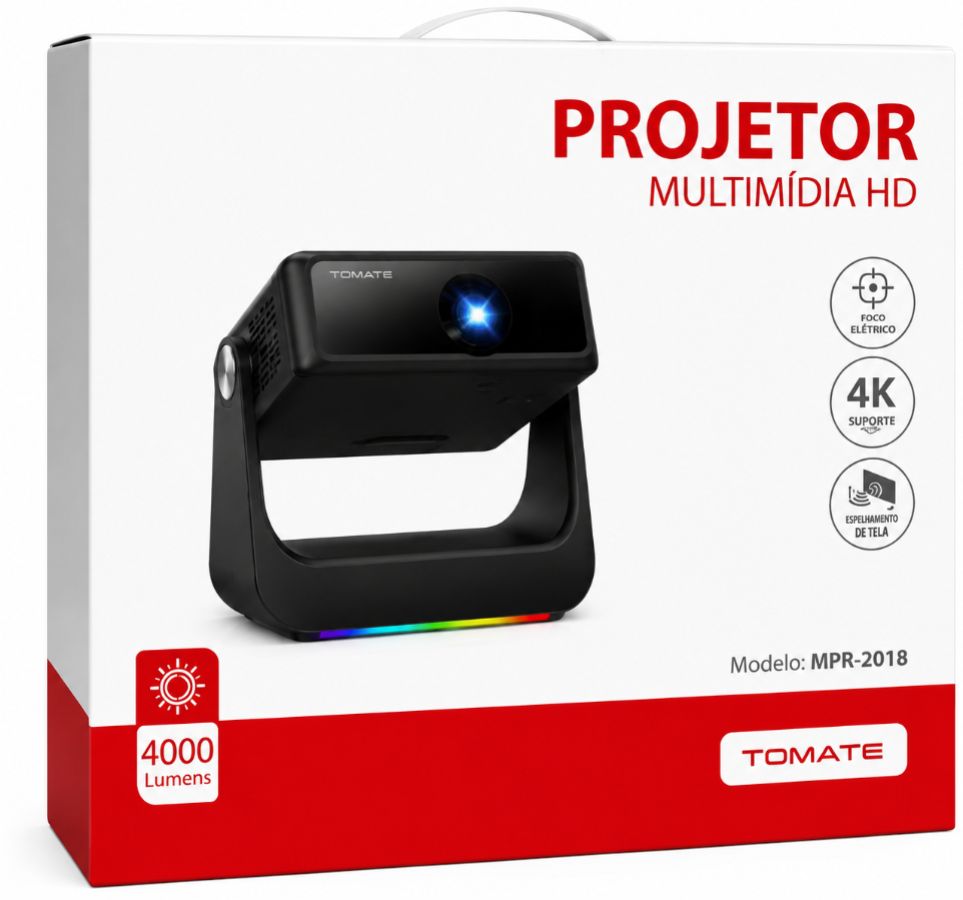 PROJETOR TOMATE 4000 LUMENS MPR-2012