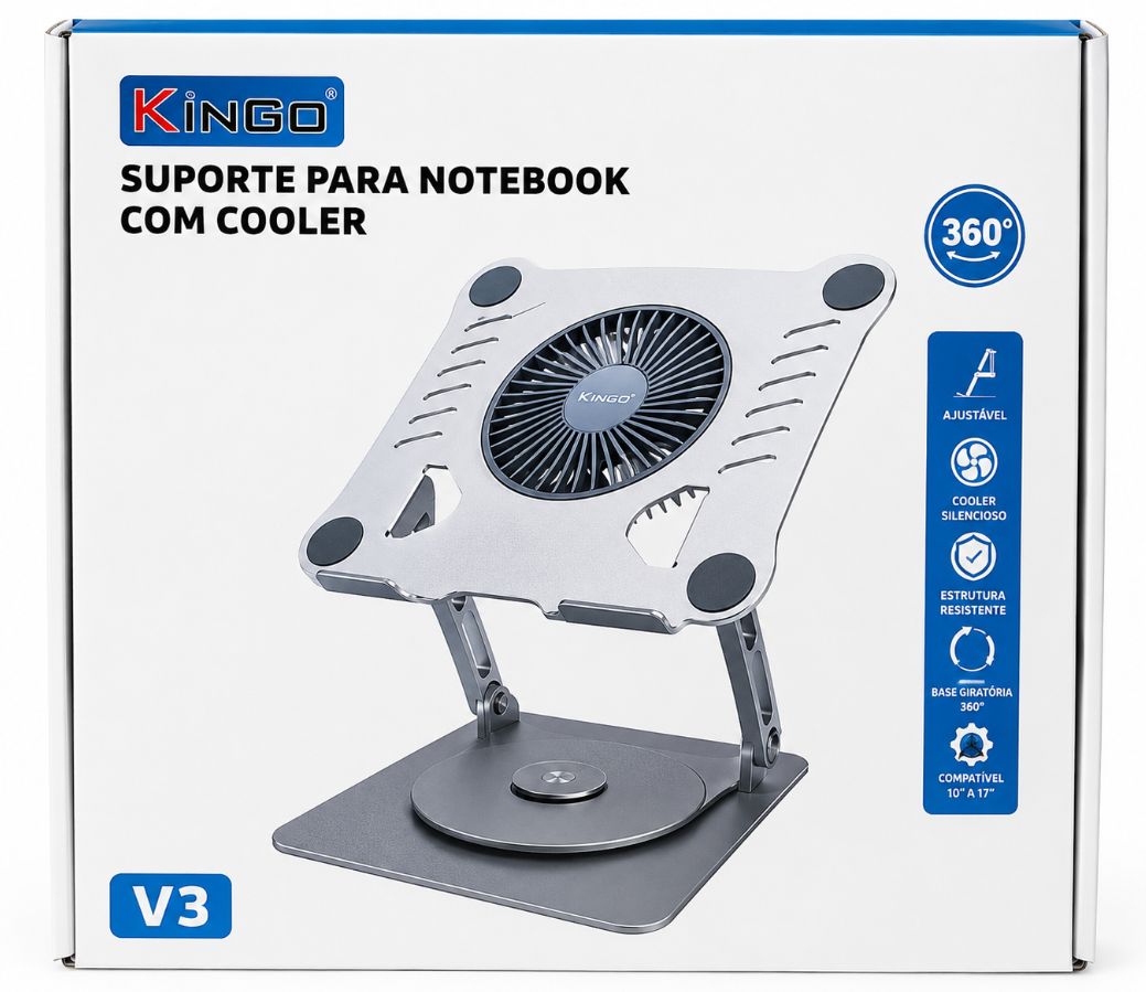 SUPORTE NOTEBOOK KINGO COOLER V3