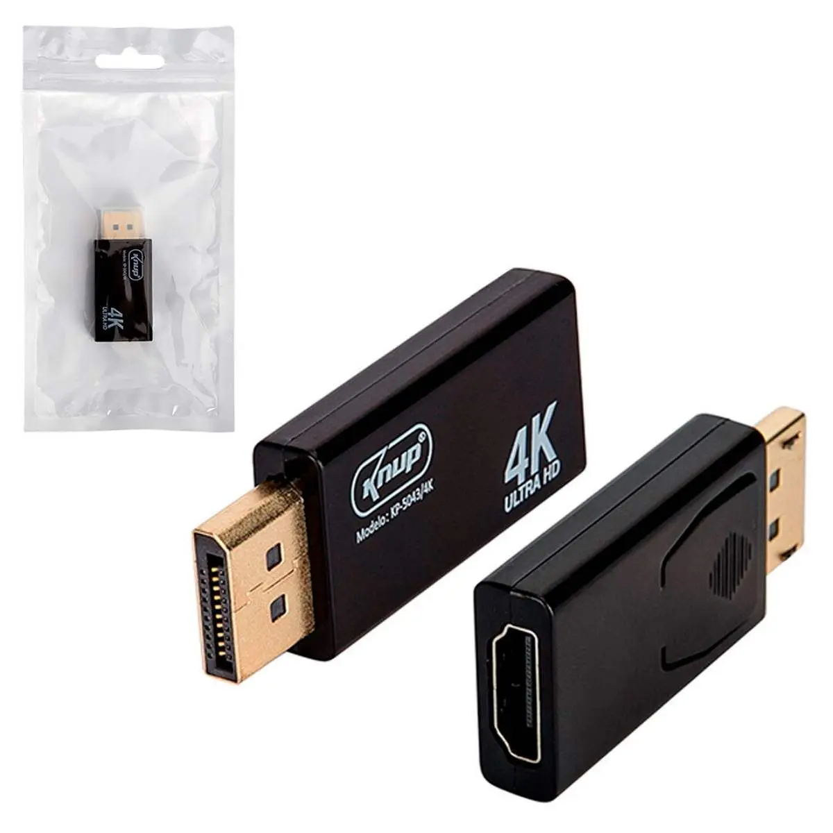 ADAPTADOR DISPLAYPORT HDMI KNUP KP-5043