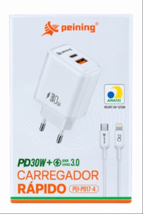 CARREG PD TIPO-C/IPHONE 30W PEINING PEI-PD171-4