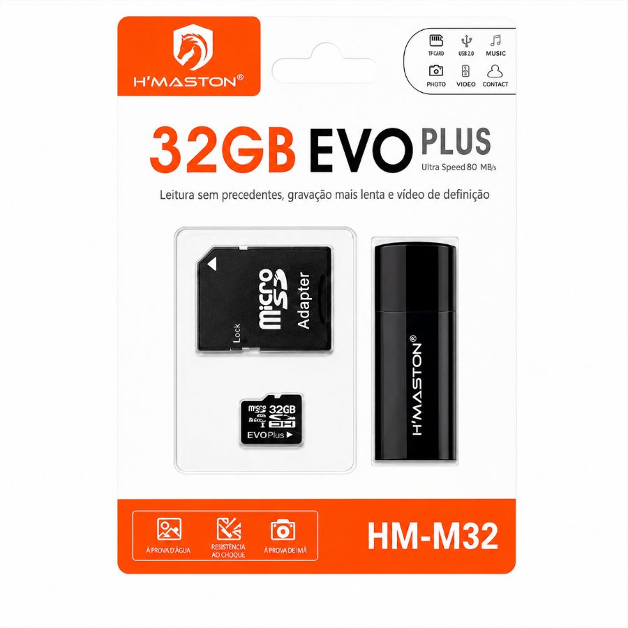 Cartão DE Memória H´maston 32GB