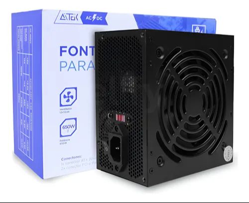 FONTE PC AITEK 650W ATF-650