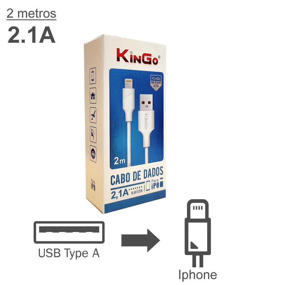 CABO USB KINGO iOS 2M