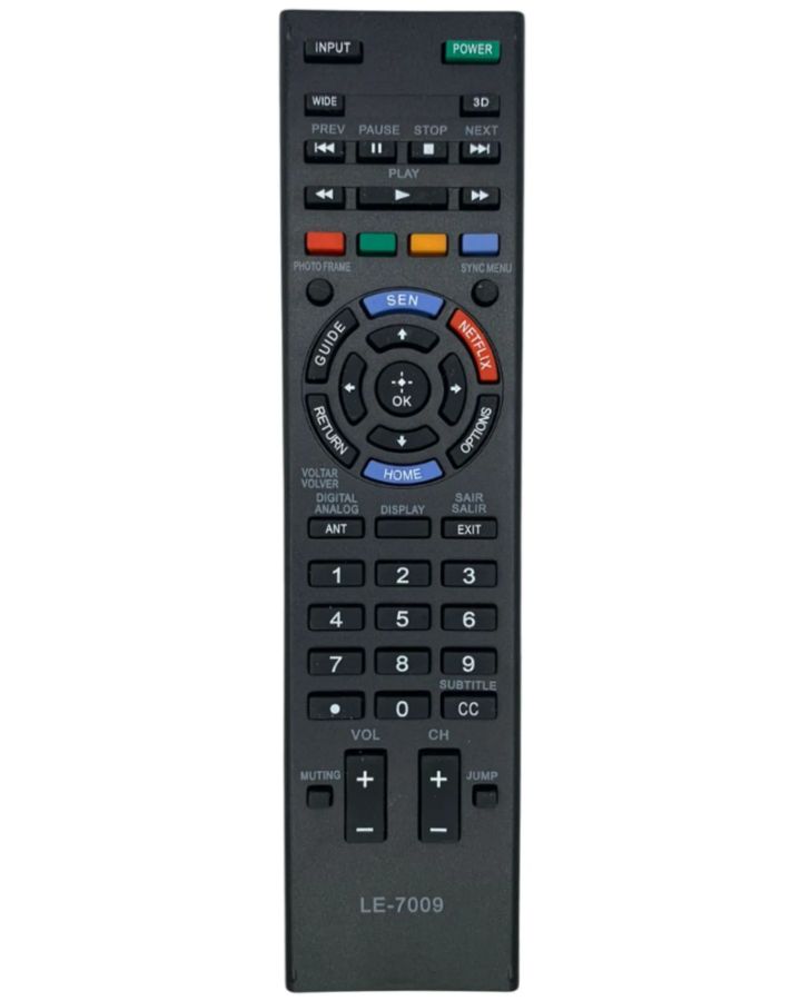 CONTROLE TV SONY LELONG LELONG LE-7009