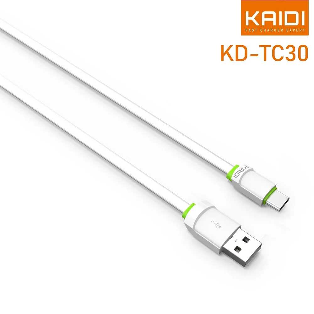 CABO USB KAIDI TIPO-C SILICONE KD-TC30 1M