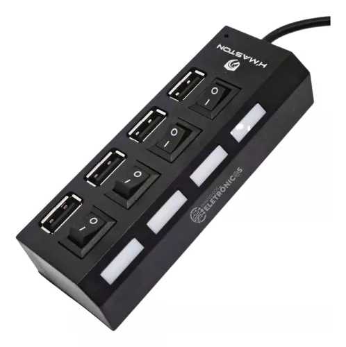 HUB USB 4 PORTAS 2.0 H'MASTON HA-01