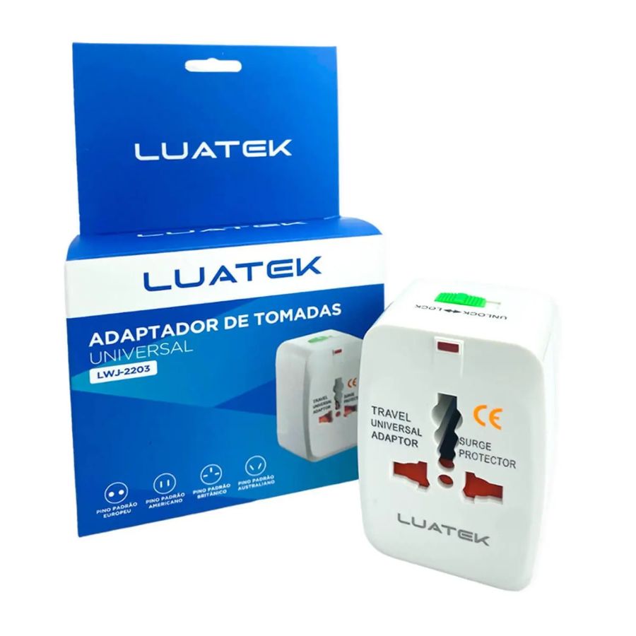 TOMADA UNIVERSAL LUATEK LWJ-2203 — imagem 1