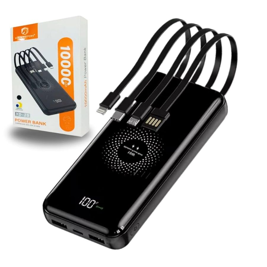 POWER BANK INDUÇÃO/CABO HMASTON 10000MAH YD-25