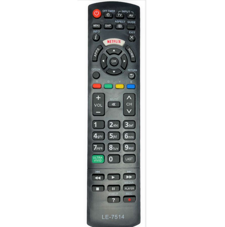 CONTROLE TV PANANSONIC SMART LE-7514