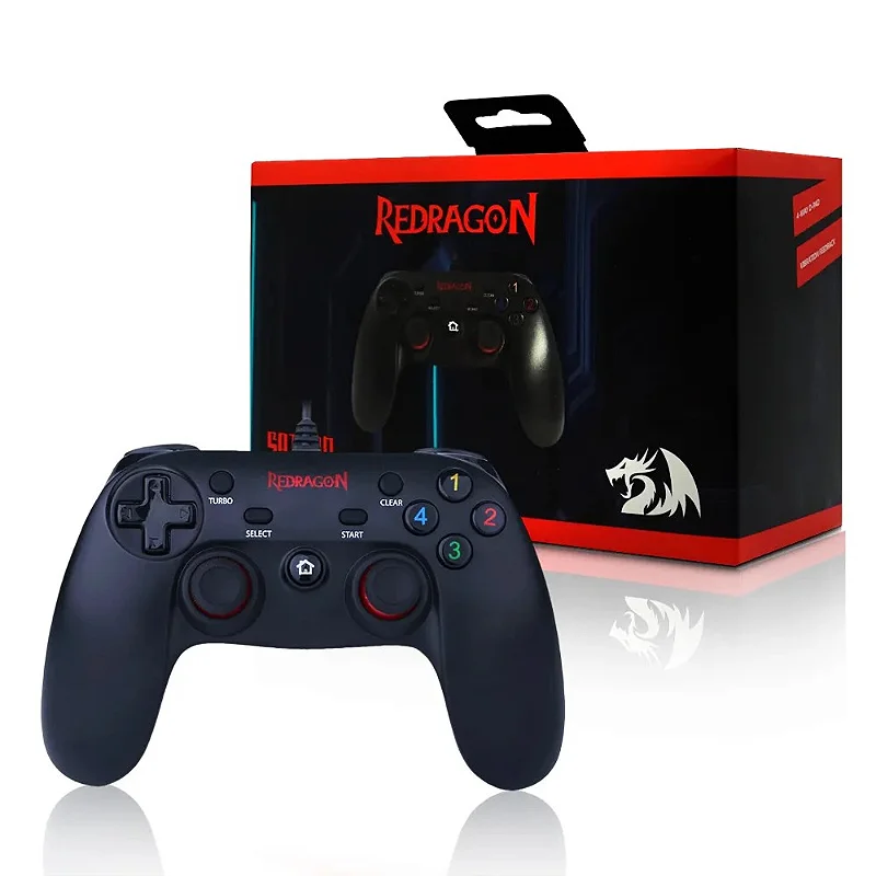 CONTROLE REDRAGON COM FIO SATURN G807
